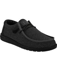 HEYDUDE - Wally Sox Faux Suede Micro Total Boat Shoes - Lyst