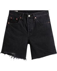 Levi's - Levi's 501 High Waist Straight Fit Short Denim - Lyst