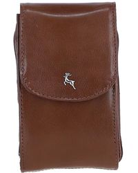 Ashwood Leather - 'Luca' Real Crossbody Phone Bag - Lyst