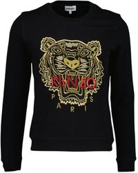 KENZO - Embroidered Varsity Tiger Icon Jumper - Lyst