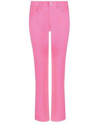 NYDJ - Marilyn Straight Jeans Roze Premium Denim | Pink Peony - Lyst
