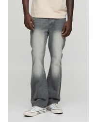 BoohooMAN - Basic Flared Fit Jeans - Lyst