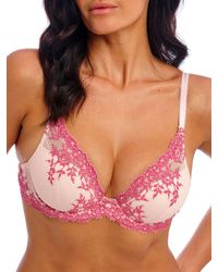 Wacoal - Embrace Lace Plunge Underwire Bra - Lyst
