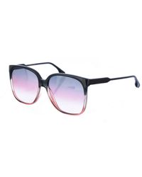Victoria Beckham - Oval Shaped Sunglasses Vb610Scb - Lyst