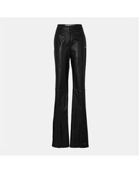 Off-White c/o Virgil Abloh - Leather Trousers - Lyst