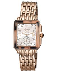 Gv2 - Bari Tortoise Swiss Quartz Diamonds Mother Of Pearl Dial Watch - Lyst