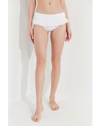 Penti - High-Waist Hipster Bikini Bottoms With Ruffle - Lyst
