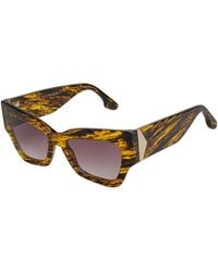 Victoria Beckham - Vb662S Geometric Sunglasses - Lyst