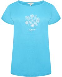 Esprit - Ladies T-Shirt Cotton - Lyst