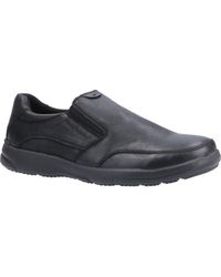 Hush Puppies - Aaron Slip On Leather Loafer Shoes - Lyst