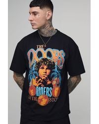 BoohooMAN - Tall Oversized The Doors License Print T-Shirt - Lyst