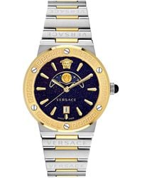 Versace - Greca Logo Mondphasen Damen--Uhr Ve7G00223 - Lyst