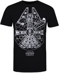 Star Wars - Millennium Falcon T-Shirt Cotton - Lyst