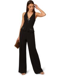 Adrianna Papell - Knit Crepe Jumpsuit - Lyst