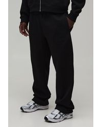 BoohooMAN - Straight Fit Heavyweight Embroidered Jogger - Lyst