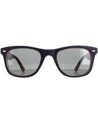 Montana - Square Rot Rubbertouch Grau Polarisiert Mp41 Sonnenbrille - Lyst