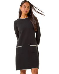 Roman - Petite Buttoned Knit Dress - Lyst