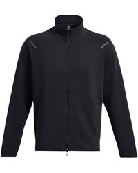 Under Armour - Solid Patterned Fleece Jacket - Lyst