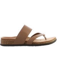 Vionic - Marvina Flip-Flops Leather - Lyst
