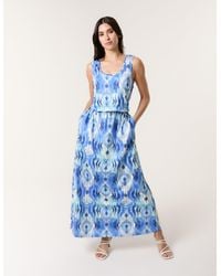 Blue Vanilla - Bubble Hem Maxi Dress - Lyst