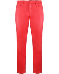 Emporio Armani - Skinny Fit Chino Trousers - Lyst
