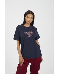 Brave Soul - Cotton Embroidered Short Sleeve T-Shirt - Lyst