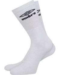 Umbro - Logo Crew Socks (Pack Of 3) - Lyst