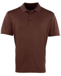 PREMIER - Coolchecker Pique Short Sleeve Polo T-Shirt () - Lyst