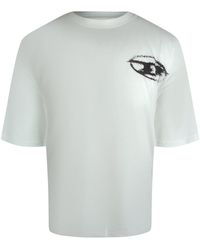 DIESEL - Box Fit T-Shirt Cotton - Lyst