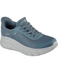 Skechers - Bobs Flex Hi Linear Force Textile Slate Trainers - Lyst