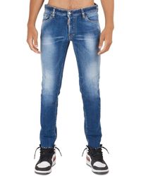 DSquared² - Cropped Slim Jeans - Lyst