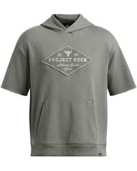 Under Armour - Relaxed Fit Drop Shoulder Hooded Sweatshirt - Lyst