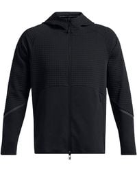 Under Armour - Unstoppable Hooded Full Zipper Textured Zipped Pocket Jacket - Lyst