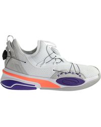 PUMA - Double Disc White-ultra Violet Disc Synthetic S Trainers 194277 01 - Lyst