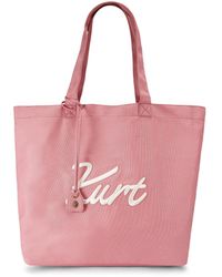 Kurt Geiger - Canvas Kc Lg Shopper Bag - Lyst