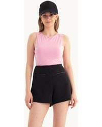 Hiccup - Halter Neck Cut Out Cropped Tank Top - Lyst