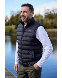 Mountain Warehouse - 'Seasons' Padded Gilet With Two Front Pockets Water Resistant Walking Jacket Polyamide - Lyst