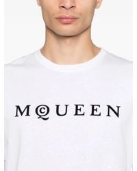 McQueen - T-Shirt With Logo - Lyst