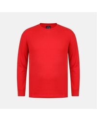 Fabric - Waffle Crew Neck Long Sleeve T-Shirt - Lyst