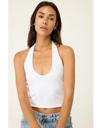 No Matter What - V-hals Crop Top - Lyst
