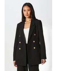 PRINCIPLES - Longline Double Breasted Blazer - Lyst