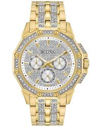 Bulova - Embellished Crystal Octava Watch 98C126 - Lyst