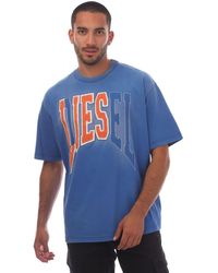 DIESEL T-Wash-N2 T-Shirt in Grey for Men | Lyst UK