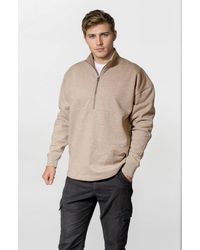 Secret Label - Zip Neck Sweatshirt - Lyst