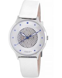 Johan Eric - Je1600-04-001 Orstead Round Stainless Steel Sunray Dial Swarovski Crystal Watch - Lyst