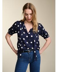 Baukjen - Violette Satin Blouse - Lyst