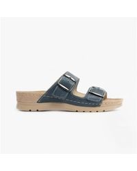 Rohde - 6150 Ladies Leather Mule Sandals Jeans - Lyst