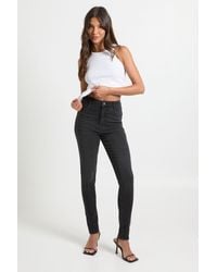 Boohoo - High Waist Booty Lifting Skinny Jean - Lyst