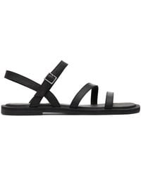 TOMS - Kira Ankle Strap Sandals Leather - Lyst