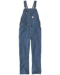 Carhartt - Loose Fit High Back Denim Bib Overalls - Lyst
